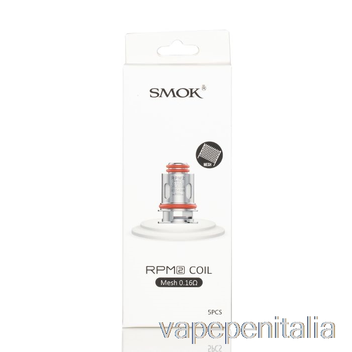 Penna Vape Smok Giri Al Minuto 2 Bobine Di Ricambio 0,6ohm Giri Al Minuto 2 Bobine Mtl Cc